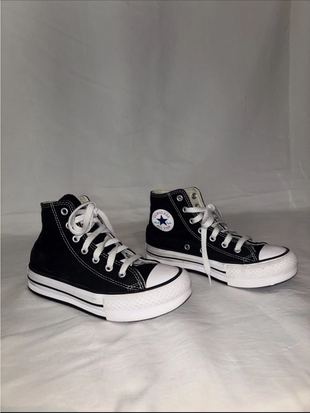 Converse Black And White High Top Sneakers